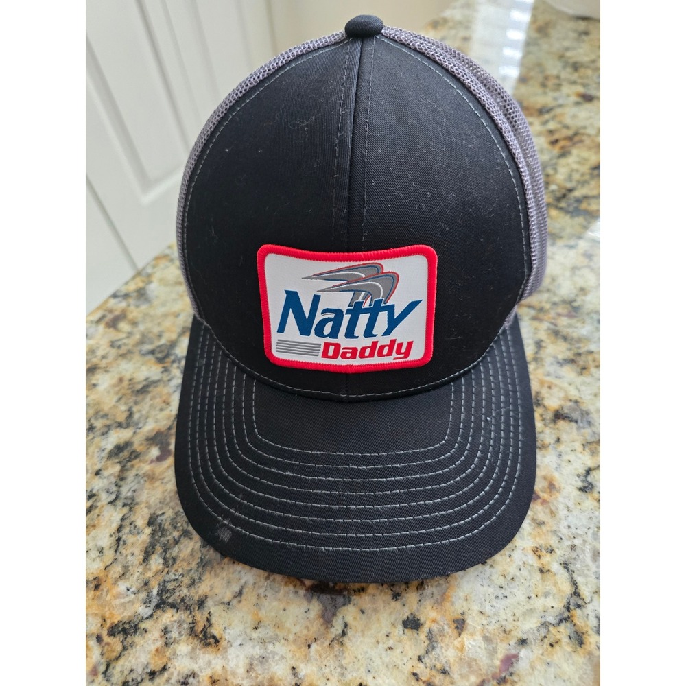 Natty Daddy Trucker Hat Black Mesh Snapback‎ Adjustable Pacific Headwear